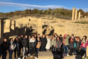 Un colegio de Saint-Palais visita Santa Criz